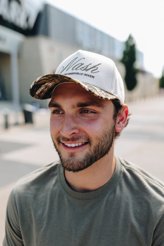 Nash Authentic 5-Panel Cap [Camo/Cream]