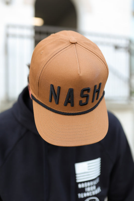 Adventurer Rope Snapback [Caramel/Black]