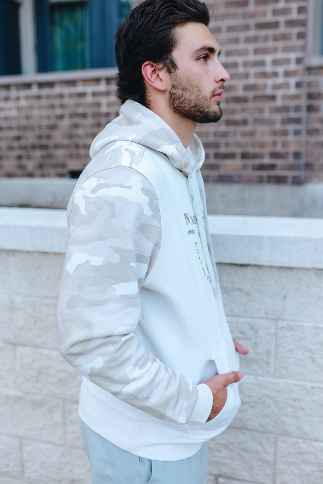 Nashville Camo Block Hoodie [Onyx White]