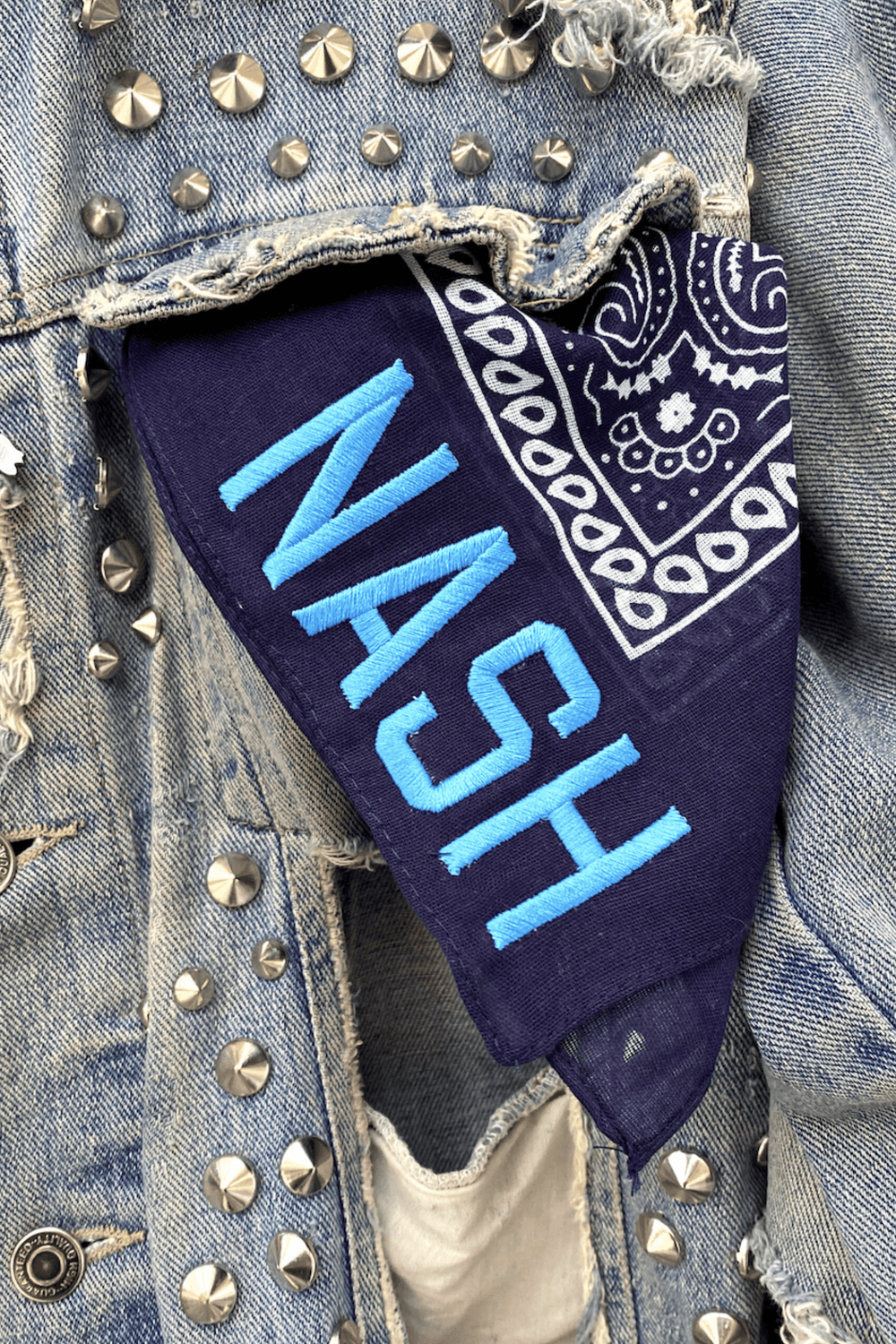 NASH Bandana [Navy/Light Blue]