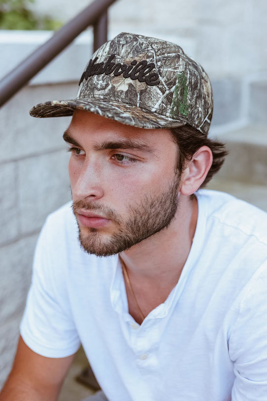 Nashville Chain Stitch Snapback [Camo/Black]