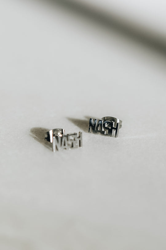 NASH Stud Earrings [Silver]