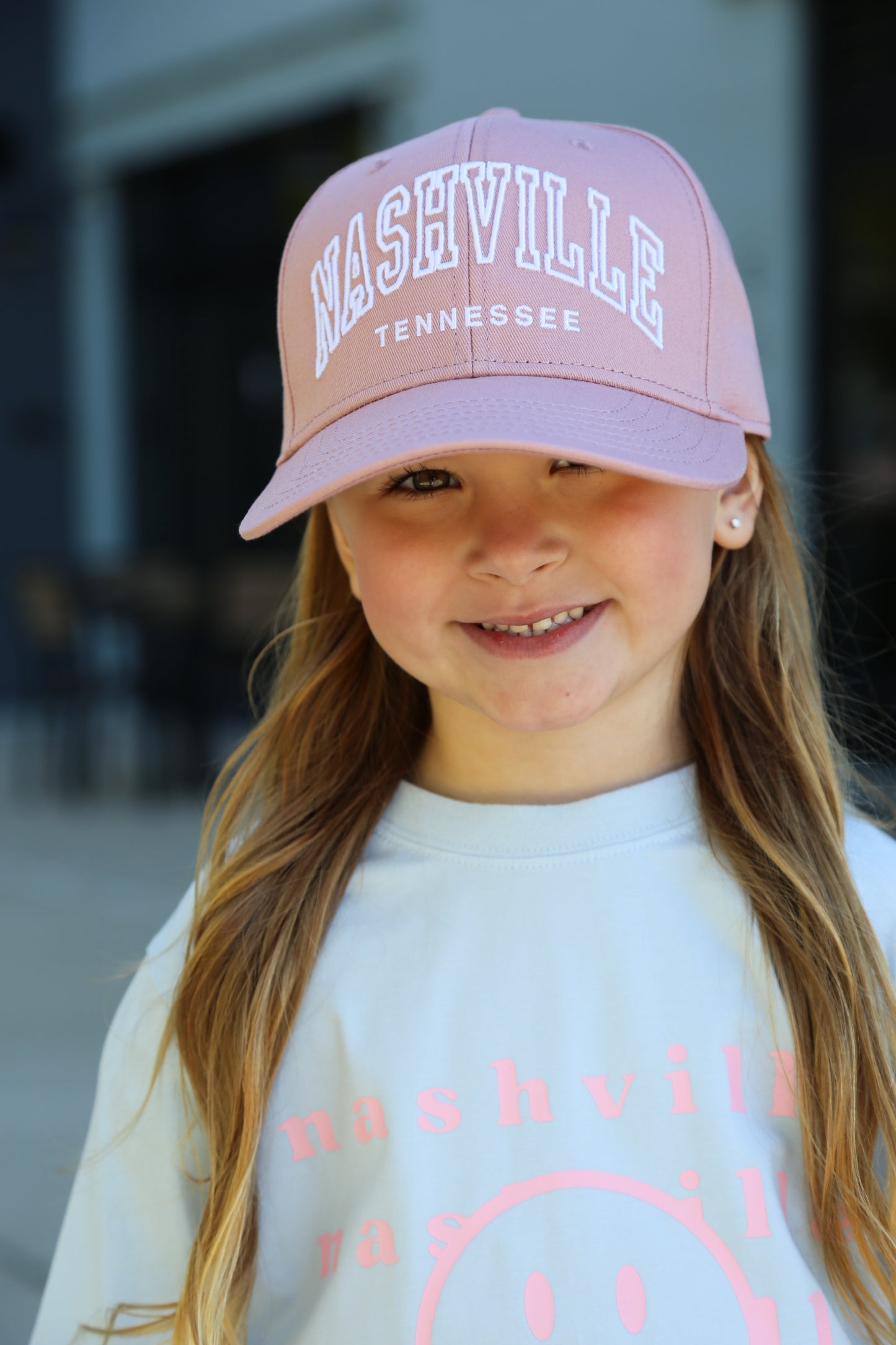 Kids Nashville Collegiate Snapback [Pink]