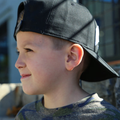 Kids Nashville Collegiate Snapback [Black]