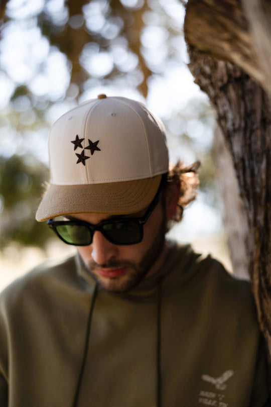 TriStar Snapback [Camel/Cream]