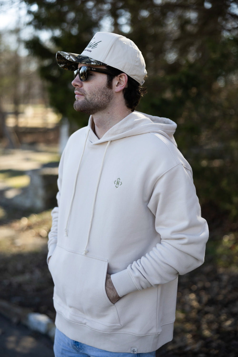 Riley Relaxed Hoodie [Bone]