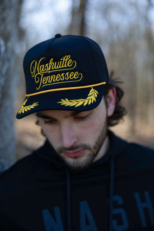 Nashville Gold Leaf Trucker [Black/Gold]