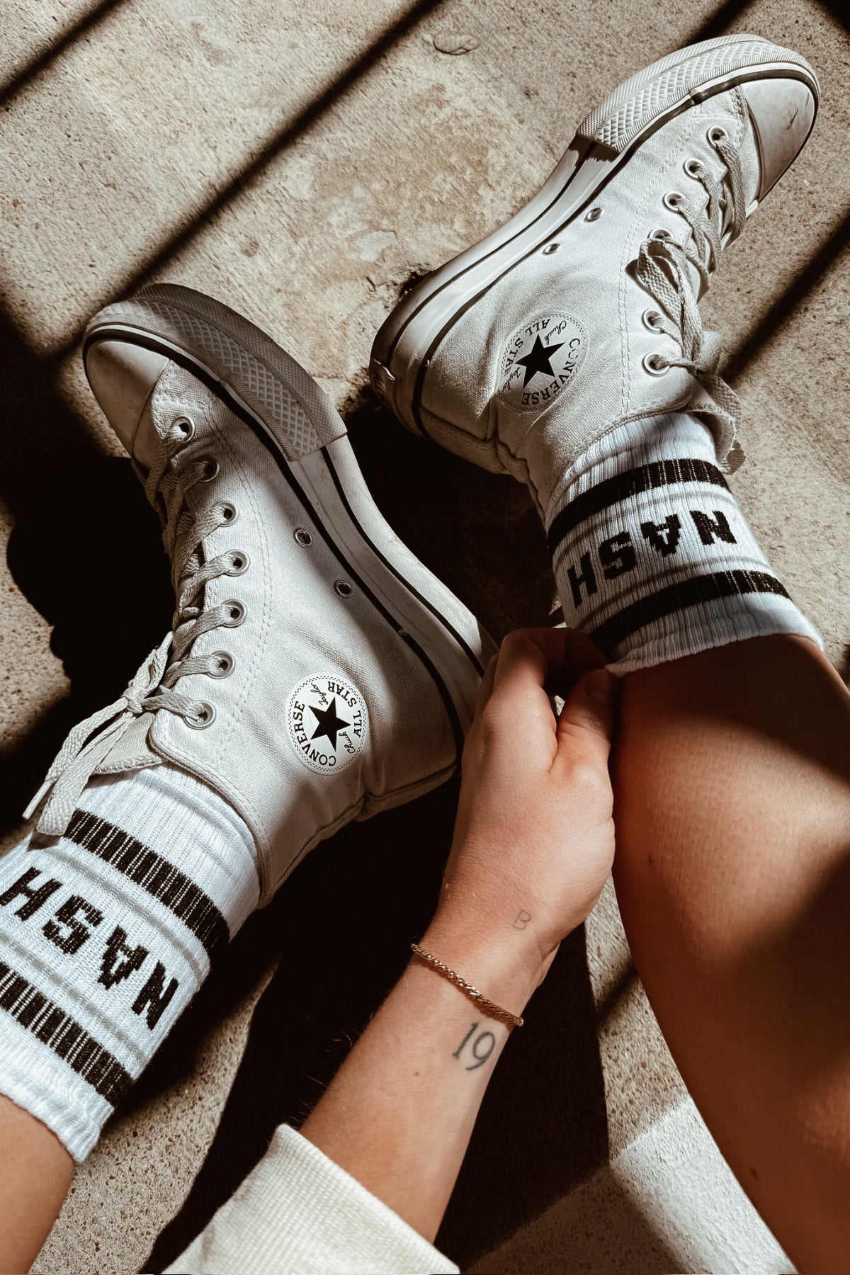 NASH Socks [White/Black]