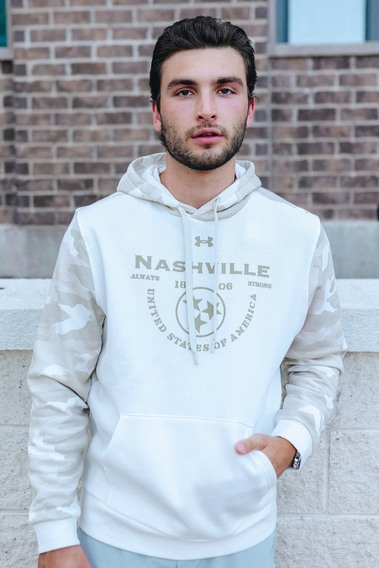 Nashville Camo Block Hoodie [Onyx White]