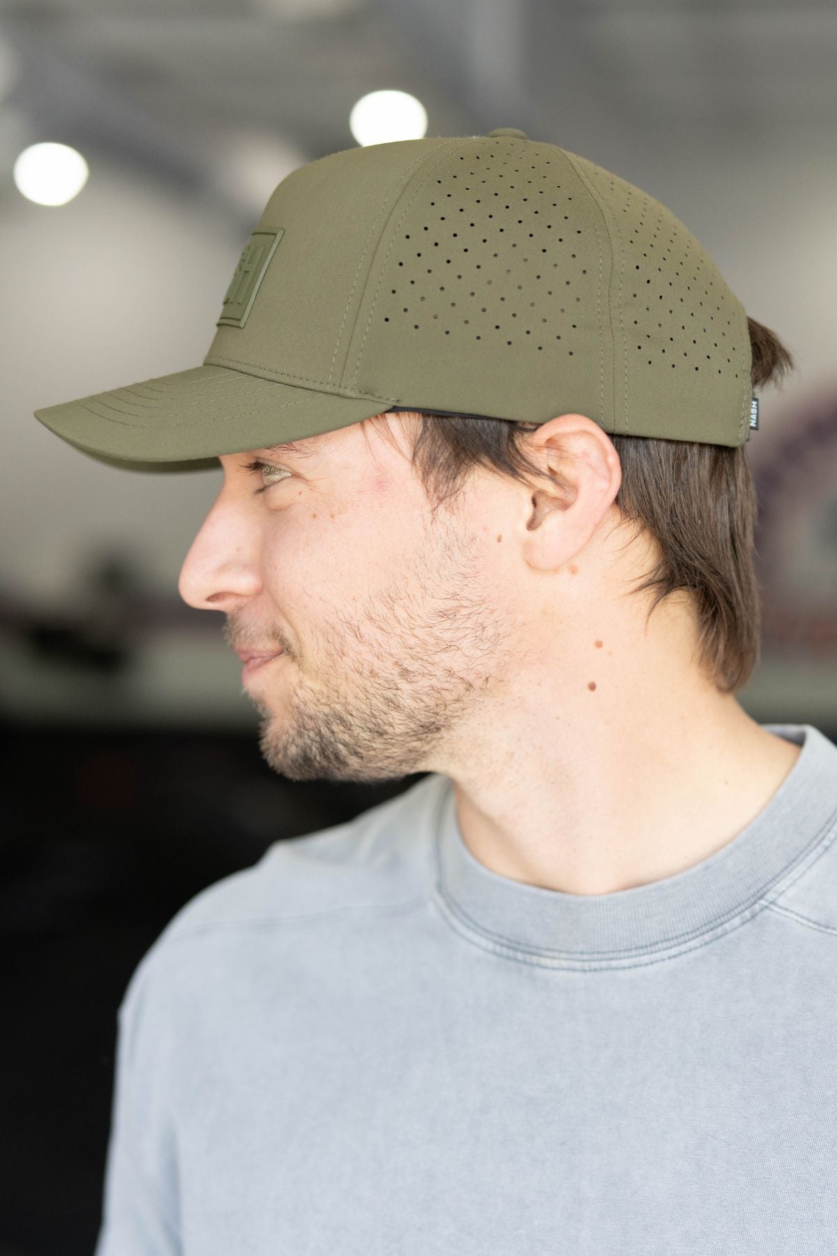 NASH Tonal Weld Performance Snapback [Olive]