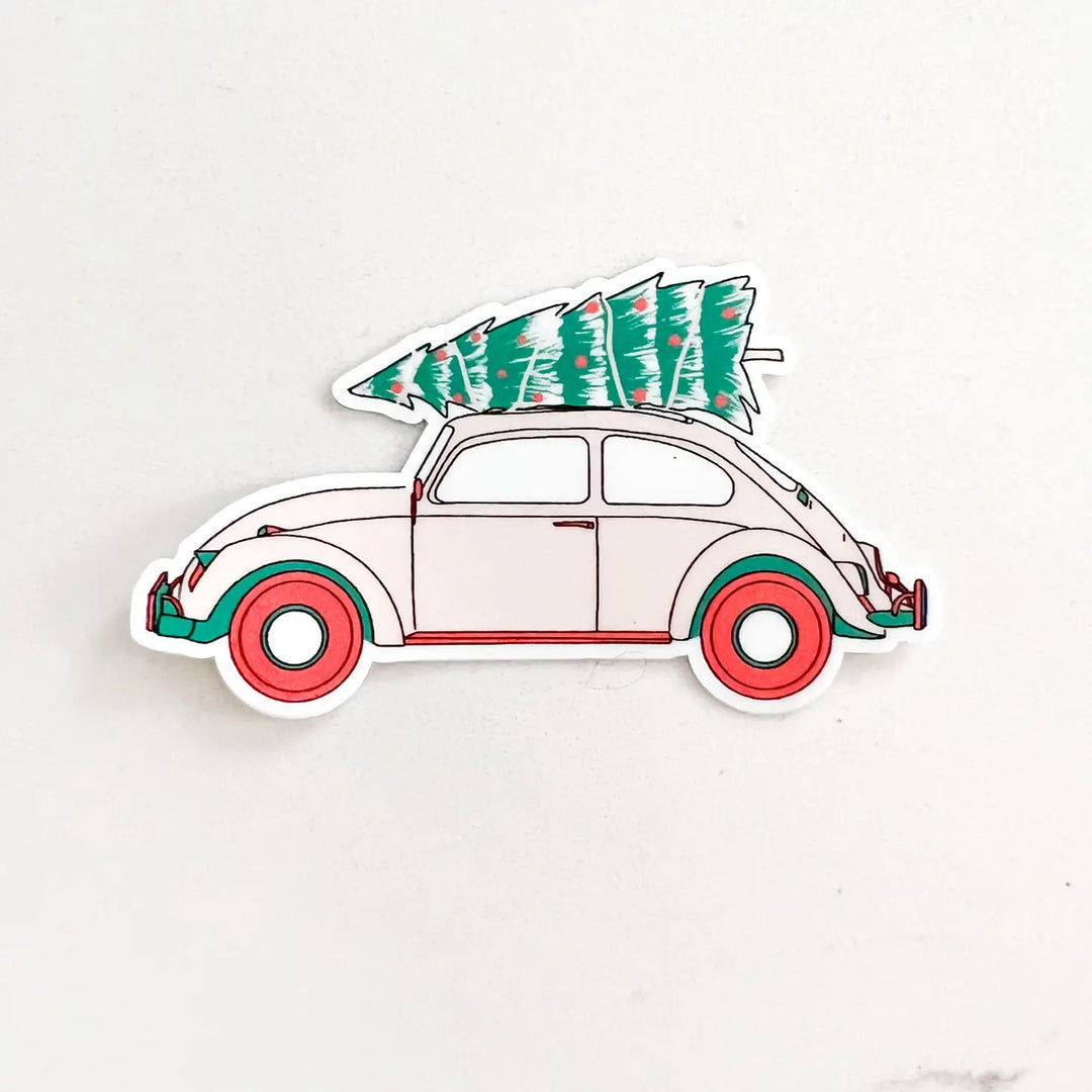 Christmas VW Tree Sticker