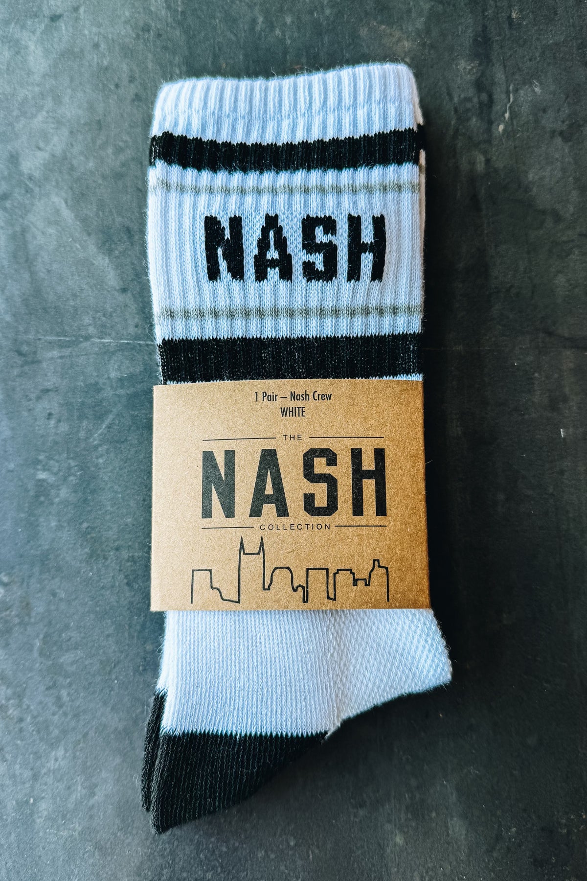 NASH Socks [White/Black]
