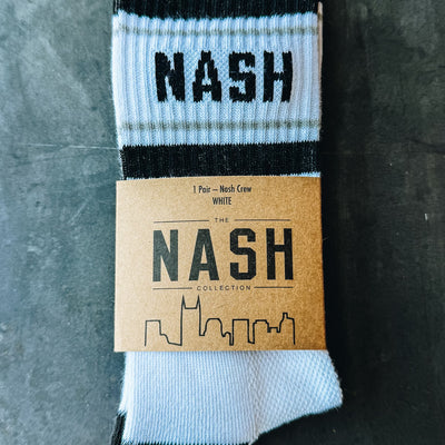 NASH Socks [White/Black]