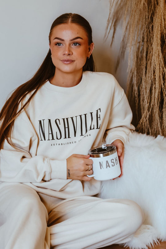 Nashville EST. Crewneck [Tapioca]