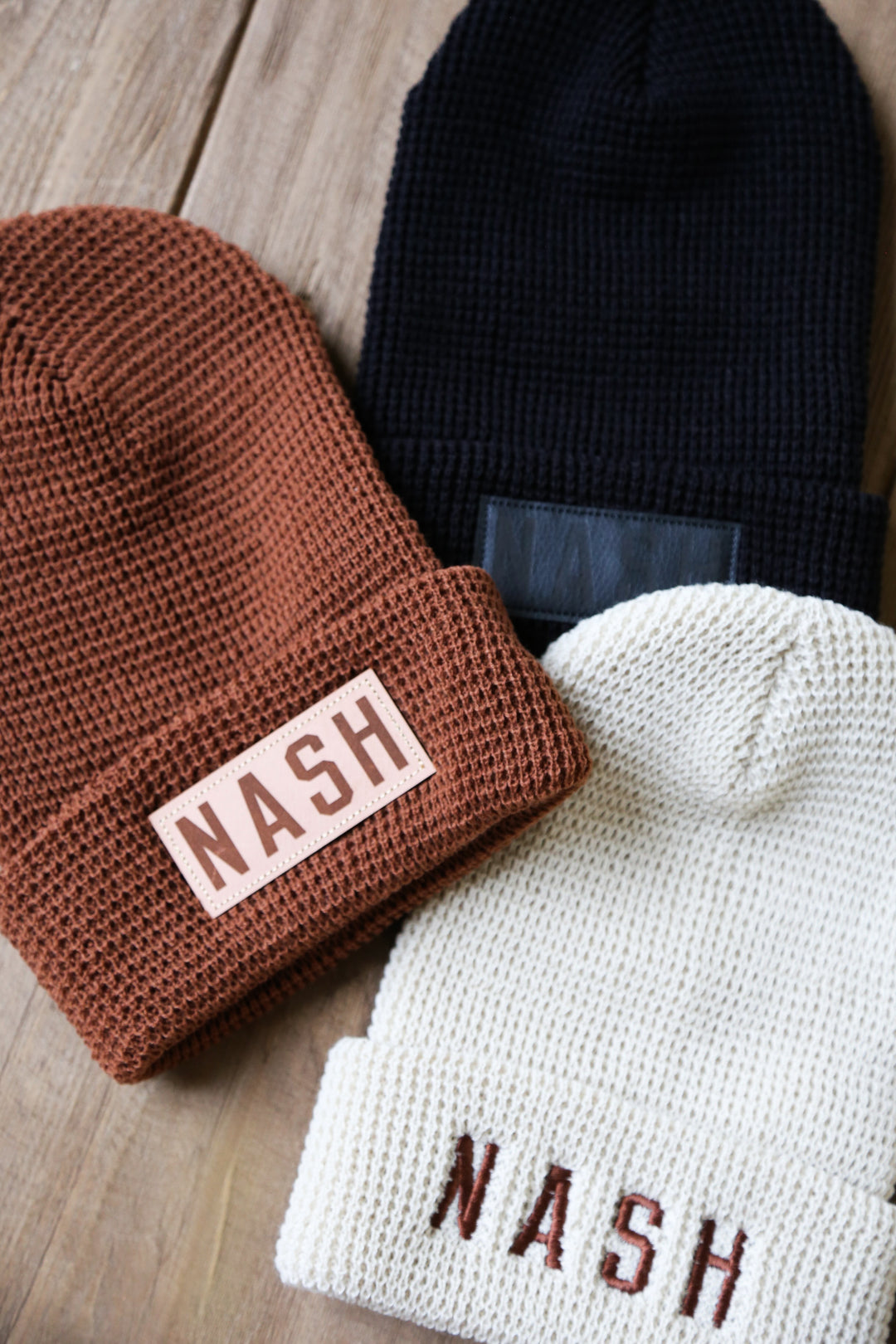 NASH Waffle Knit Beanie [Cream]