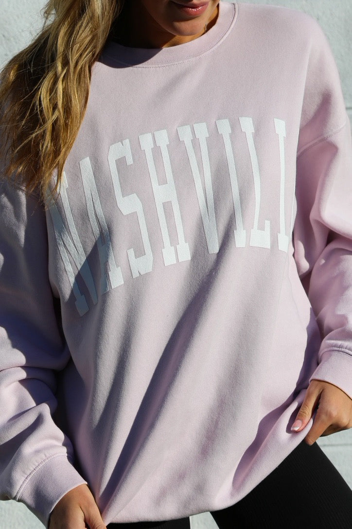 Ashley Oversize Crew [Lilac]