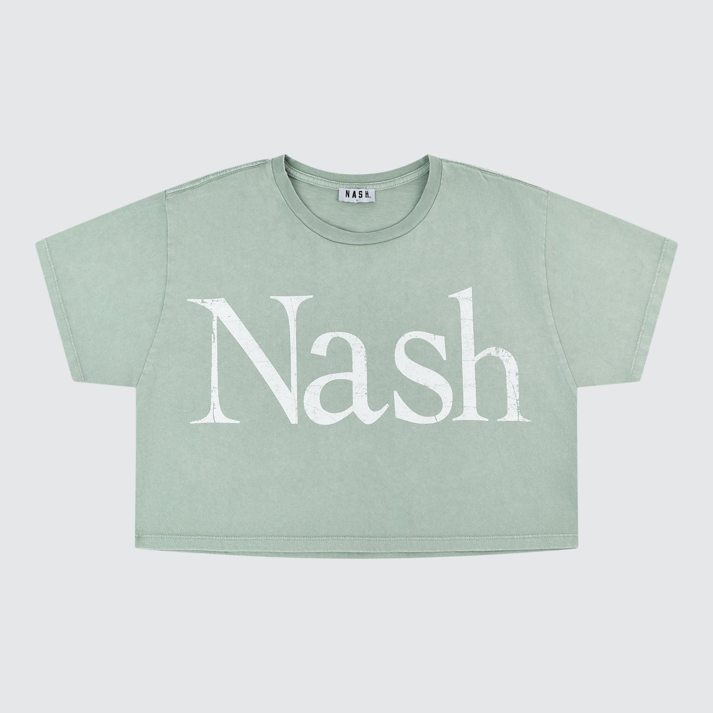 Annabelle Boxy Crop [Sage Green]