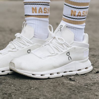 NASH Socks [White/Tan]