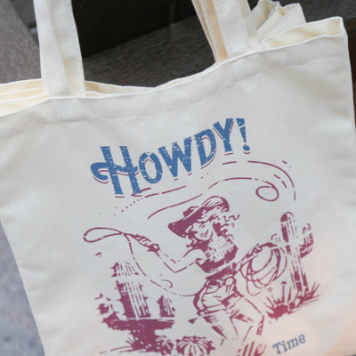 Canvas Tote Bag [Howdy]