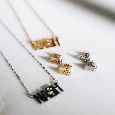 NASH Stud Earrings [Gold]