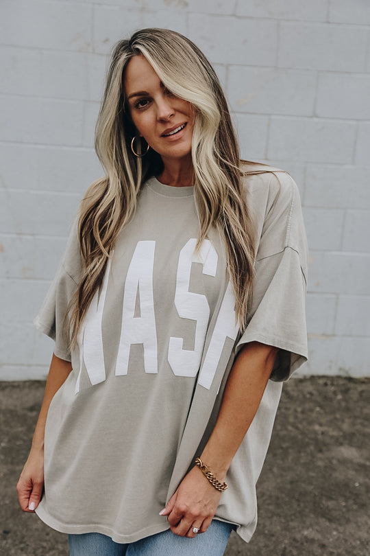 Kacey Oversize Tee [Ash]