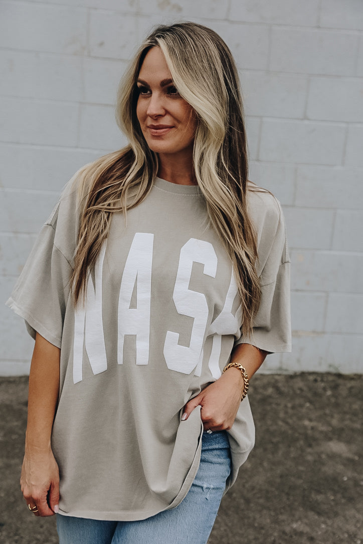 Kacey Oversize Tee [Ash]