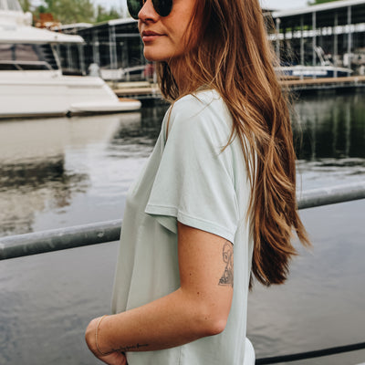 Poppy Tonal Tee [Mint]