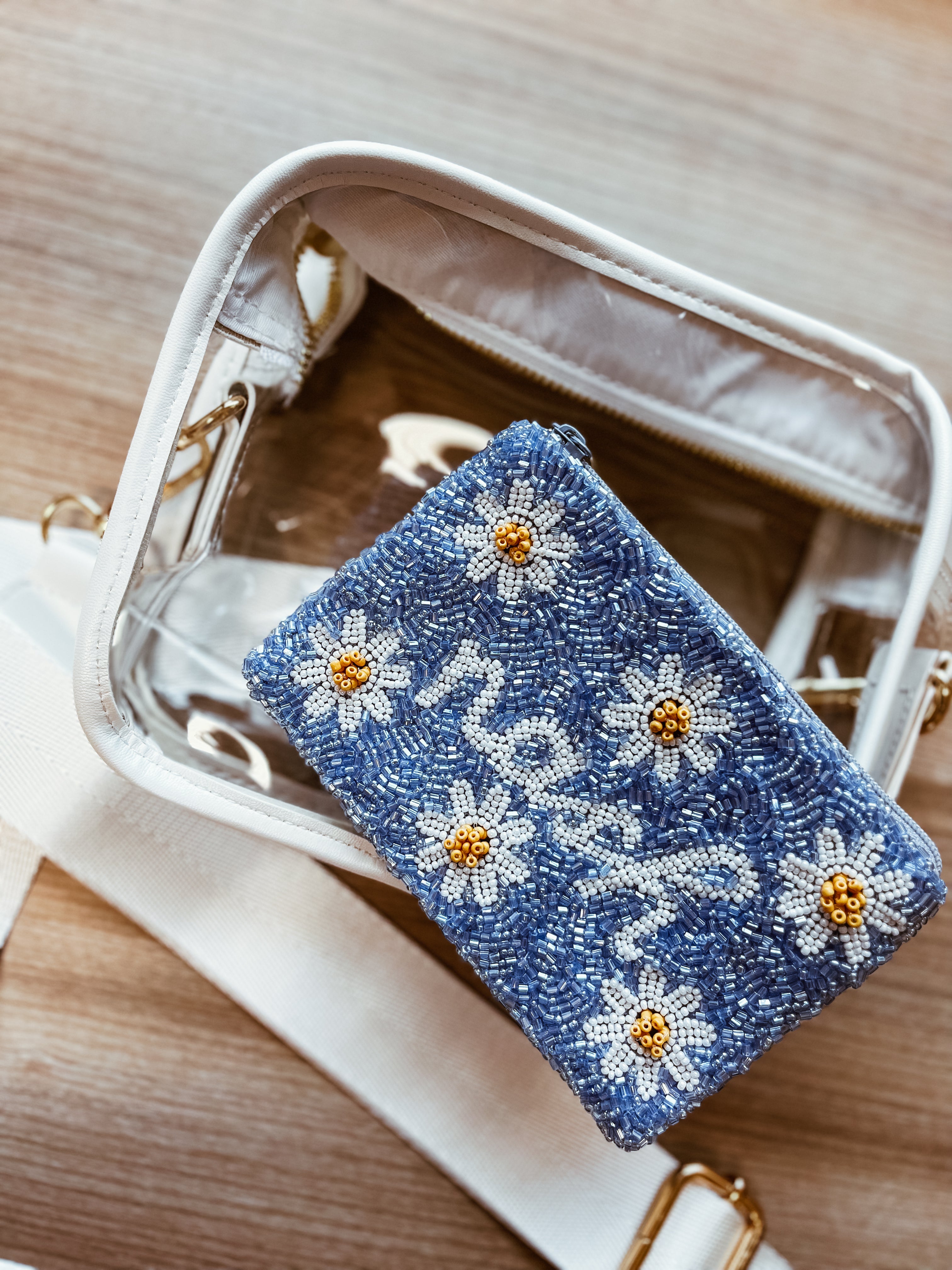 Beaded Coin Purse Daisy The Nash Collection