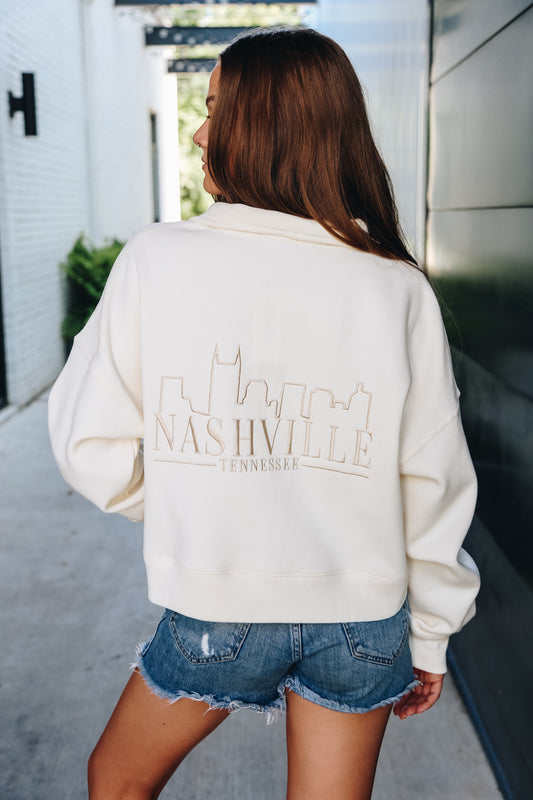 Nashville Skyline Quarter Zip