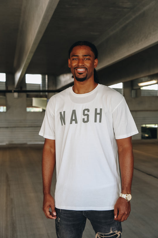 NASH Classic Tee [Natural/Charcoal]