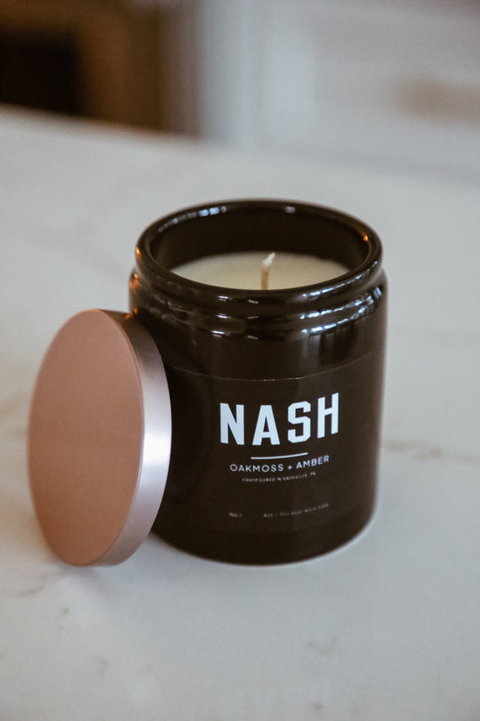 NASH 8oz Candle [NO. 1 - Oakmoss + Amber]