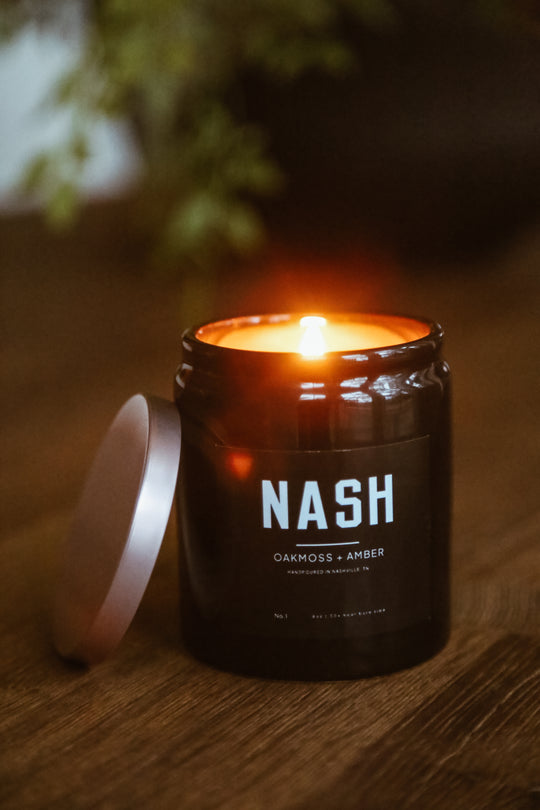 NASH 8oz Candle [NO. 1 - Oakmoss + Amber]