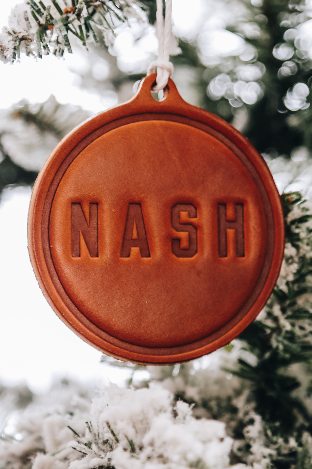 NASH Leather Ornament