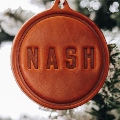NASH Leather Ornament