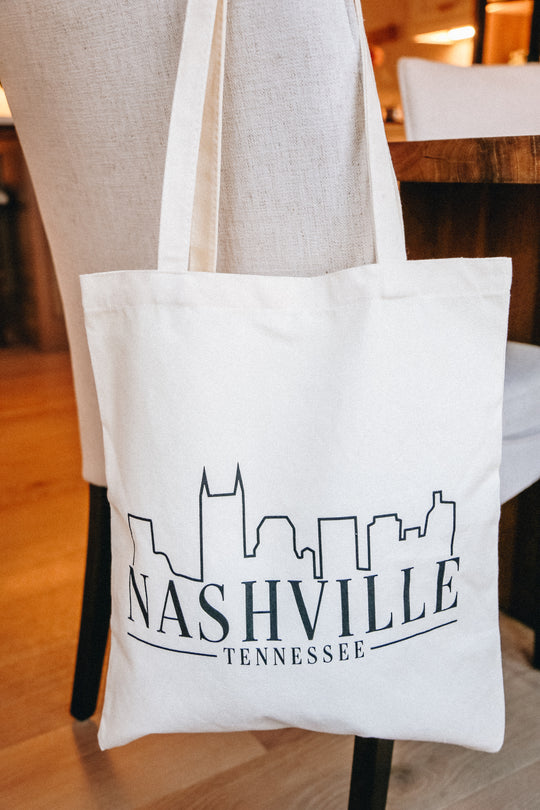 Canvas Tote Bag [Nashville Skyline]