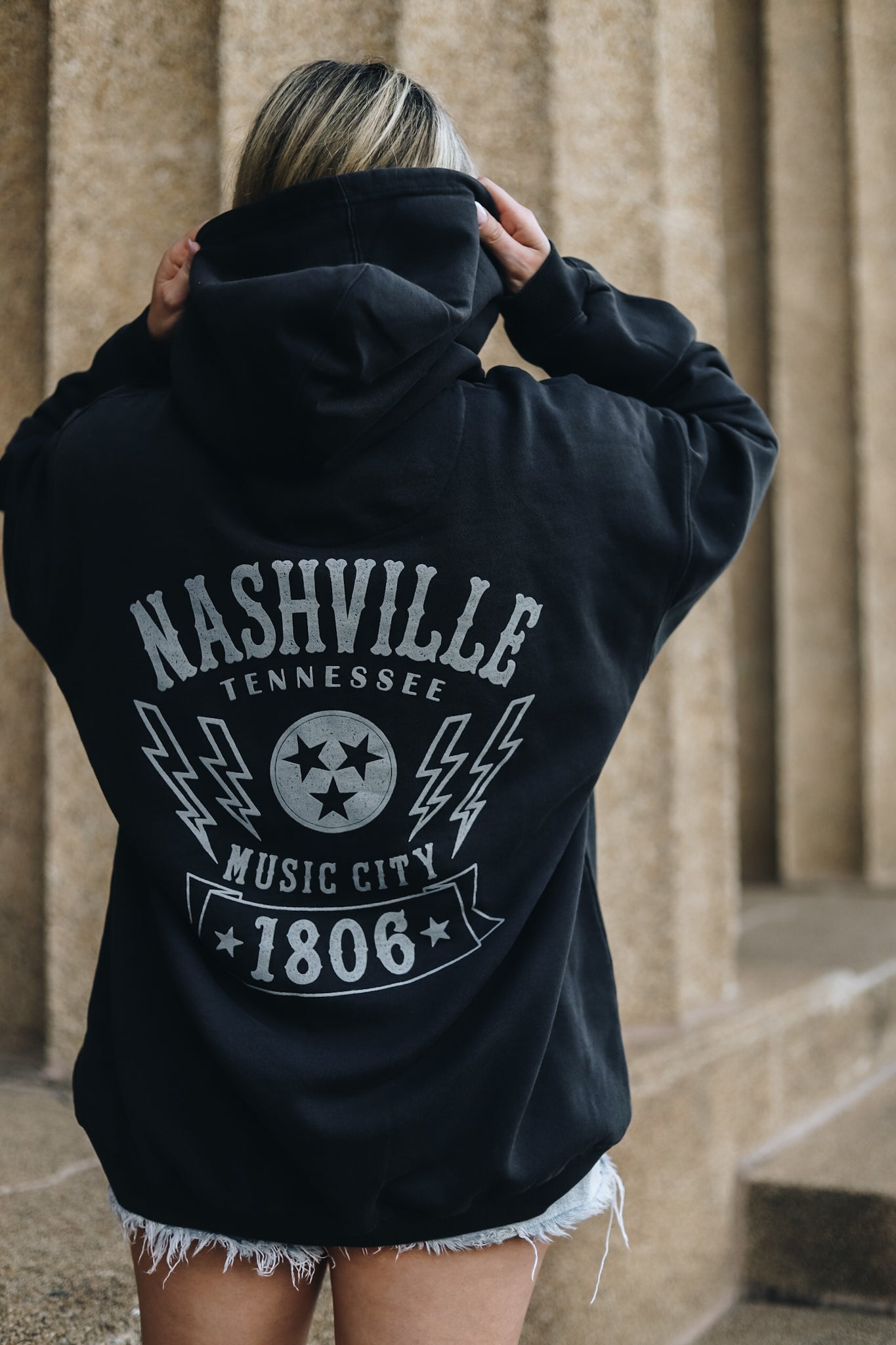Parker Oversized Hoodie [Vintage Black]