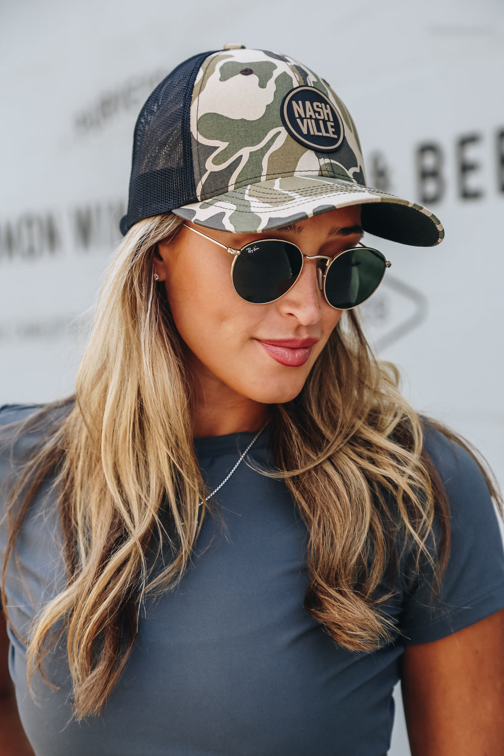 Nashville Camo Trucker