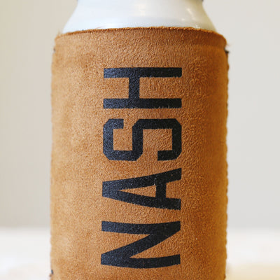 Short Can Cooler [Bourbon Suede]