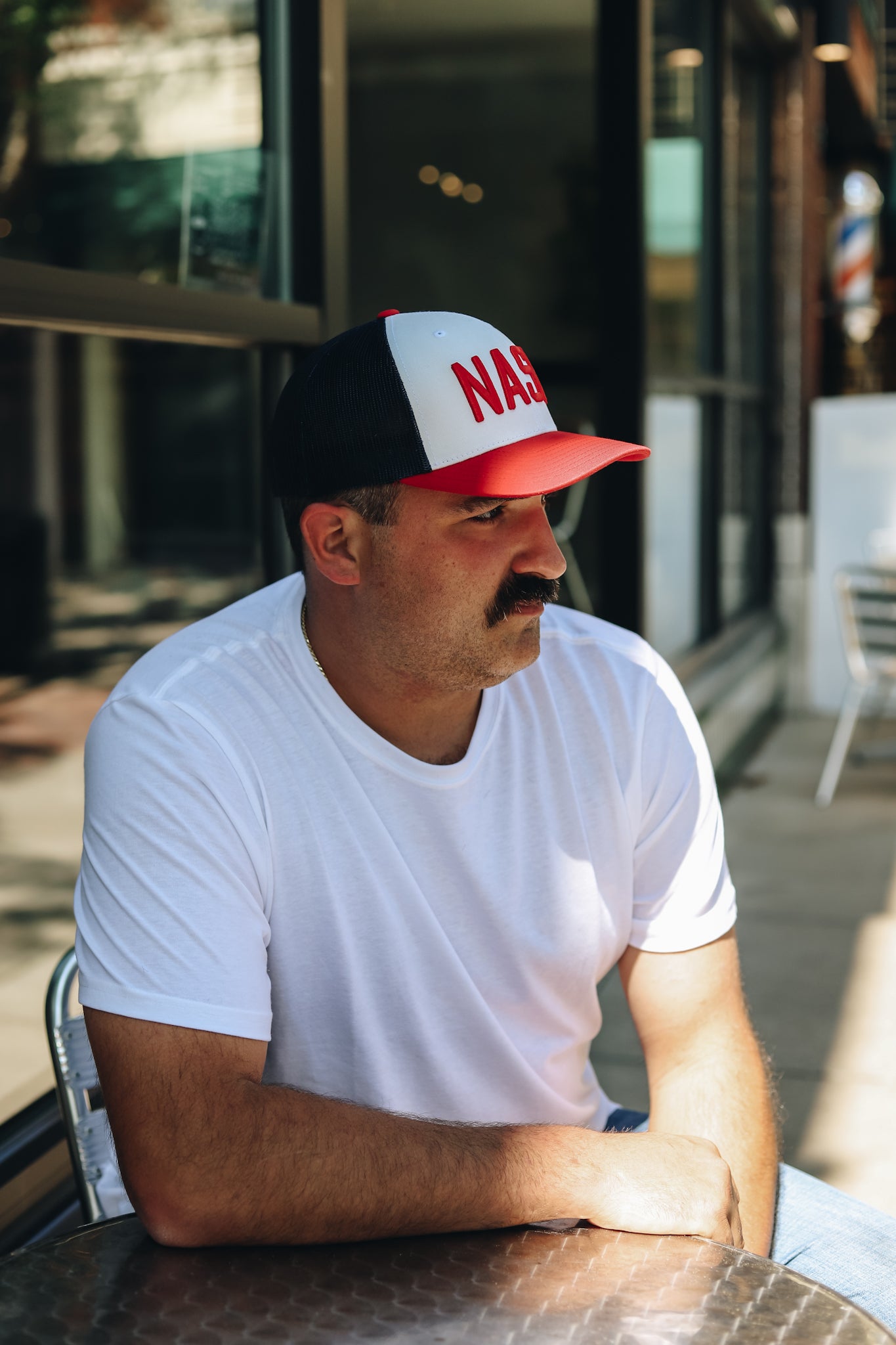 NASH Flag Trucker [White/Navy/Red]