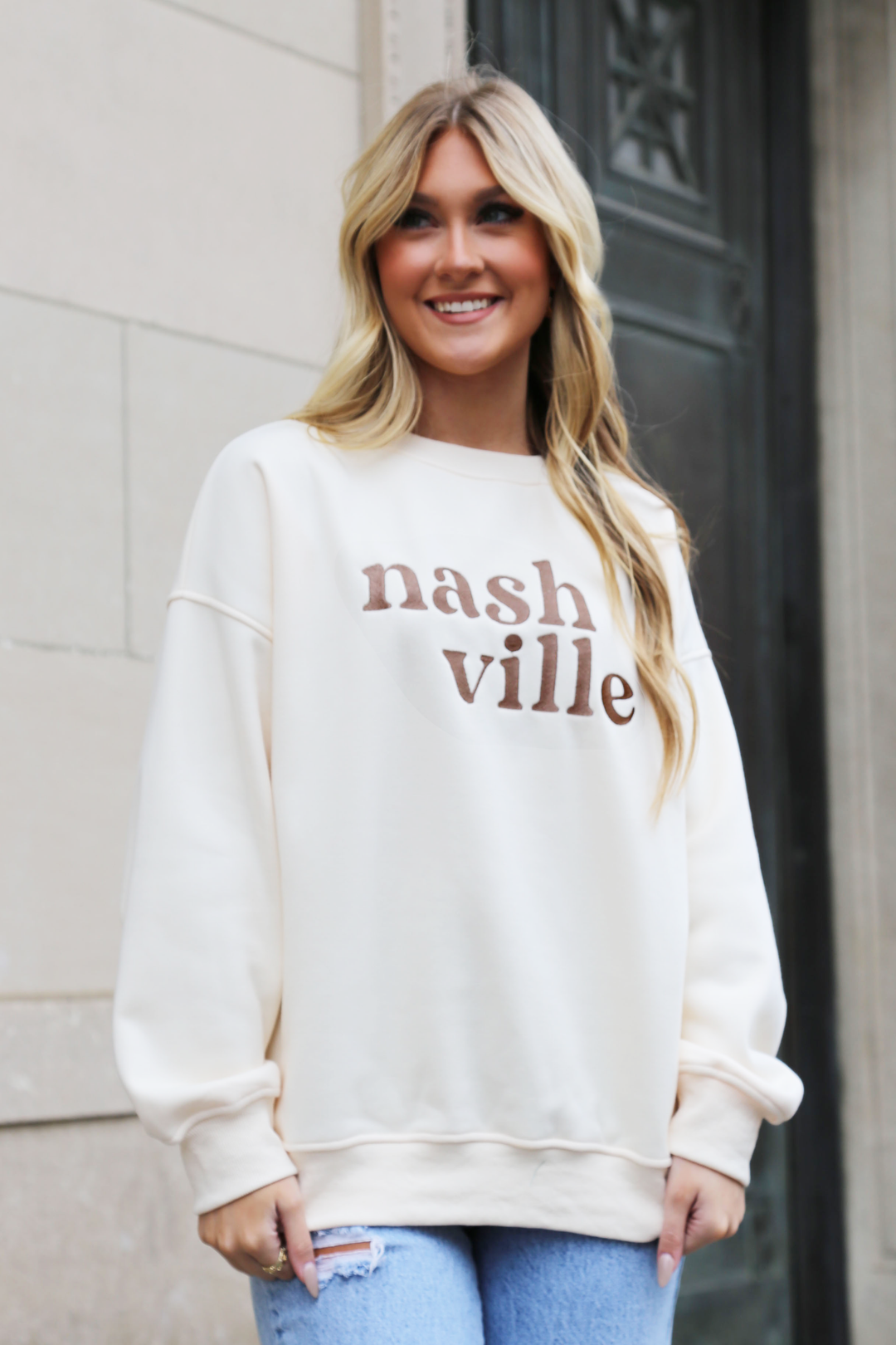 Caleigh Nashville Sweatshirt [Cream]