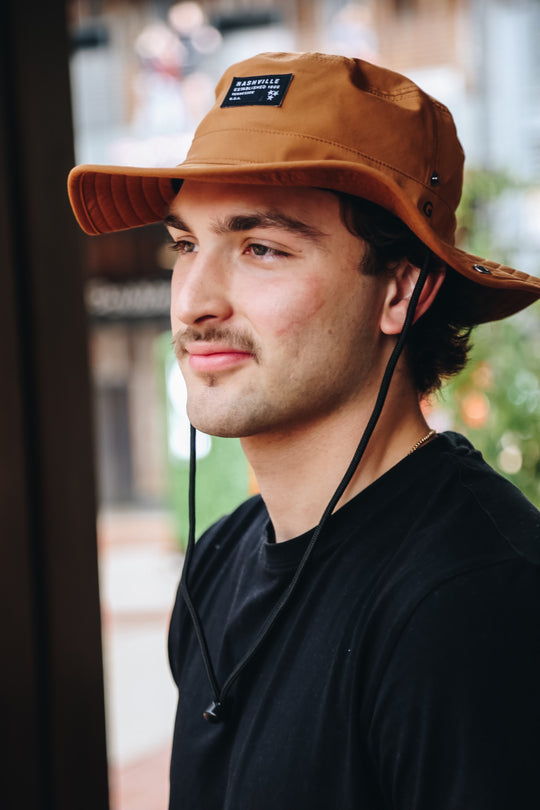 Nashville Patch Boonie Hat [Brown Sepia]