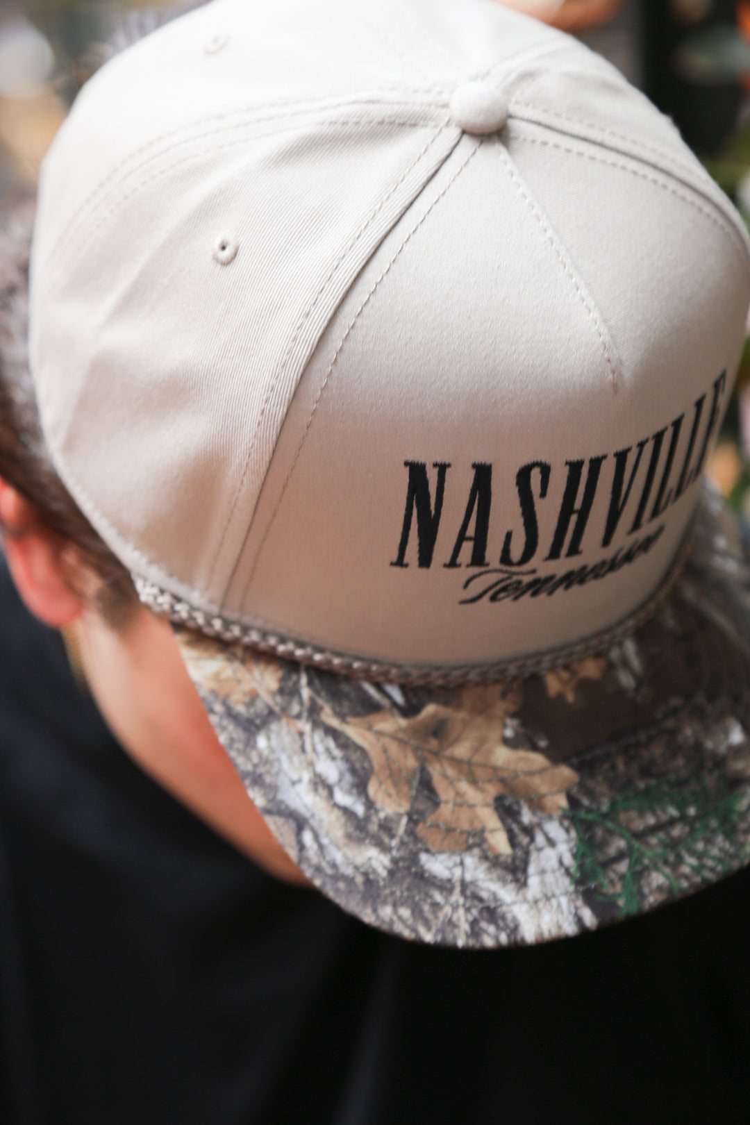 Nashville Tennessee Camo Snapback