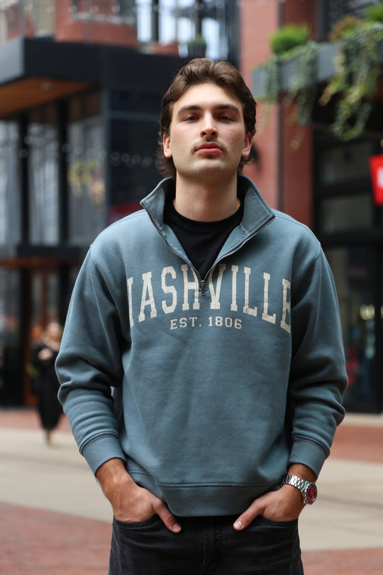 Nashville Quarter Zip [Dark Gray]