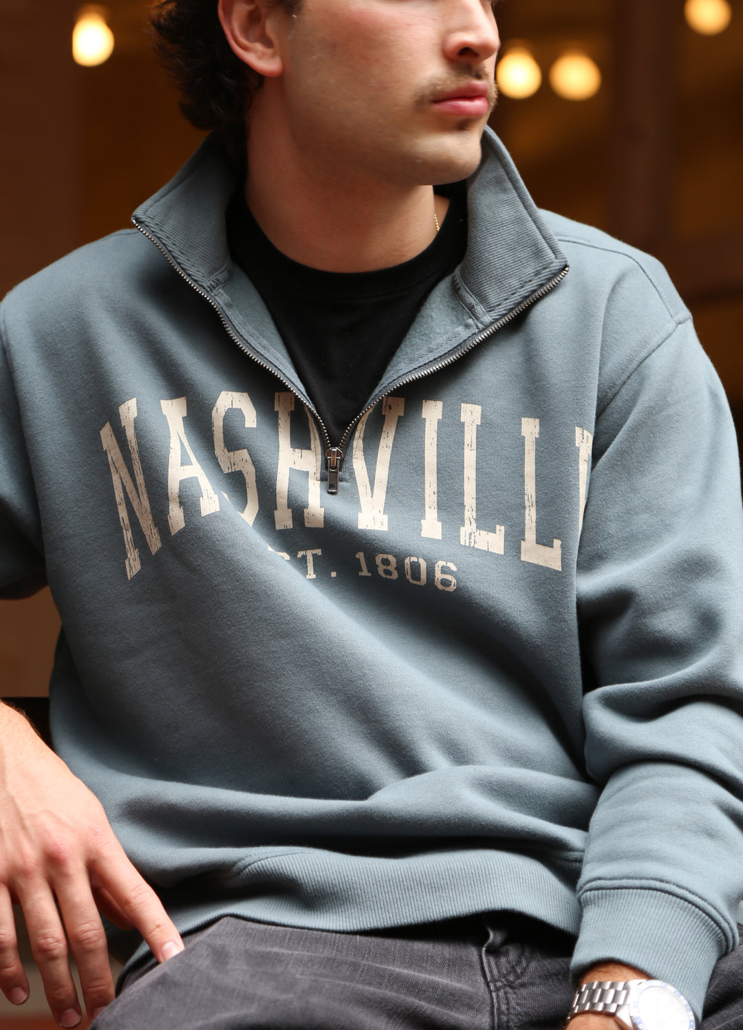 Nashville Quarter Zip [Dark Gray]