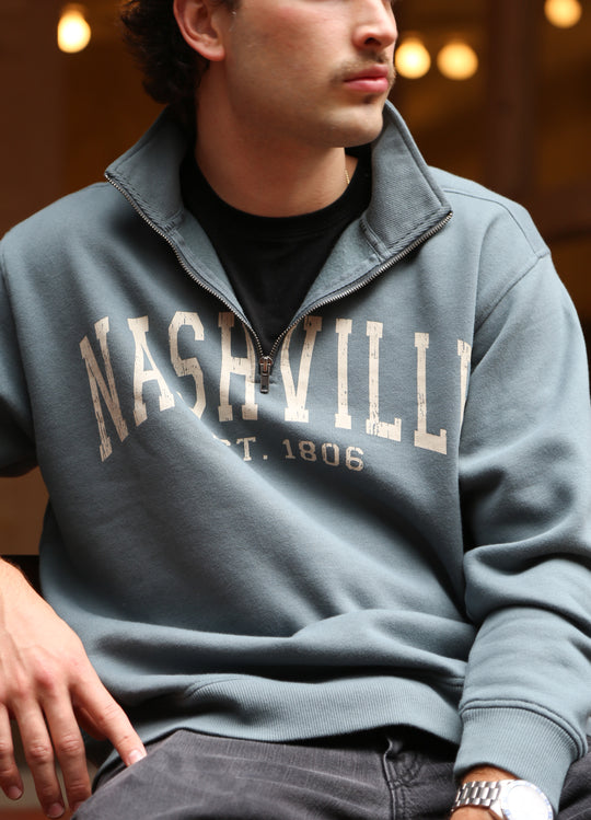 Nashville Quarter Zip [Dark Gray]