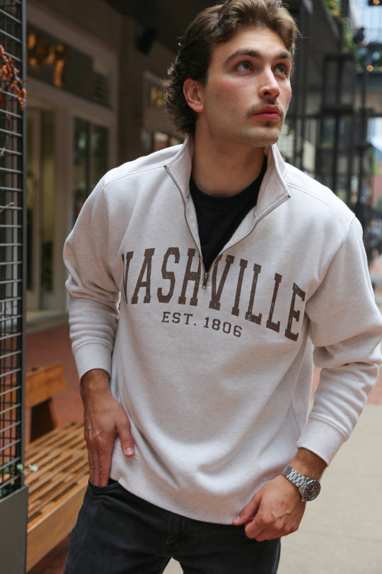 Nashville Quarter Zip [Oatmeal]