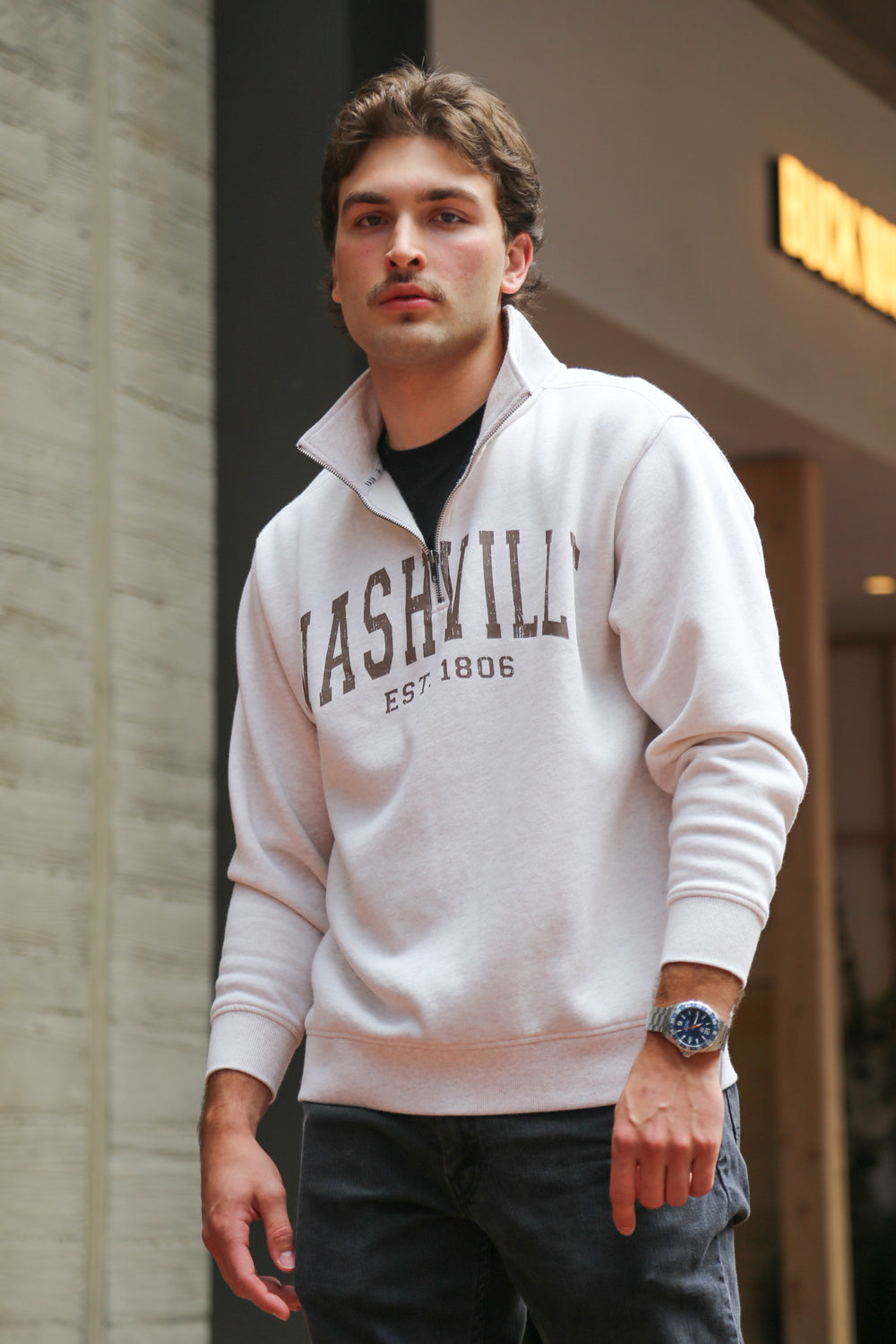 Nashville Quarter Zip [Oatmeal]