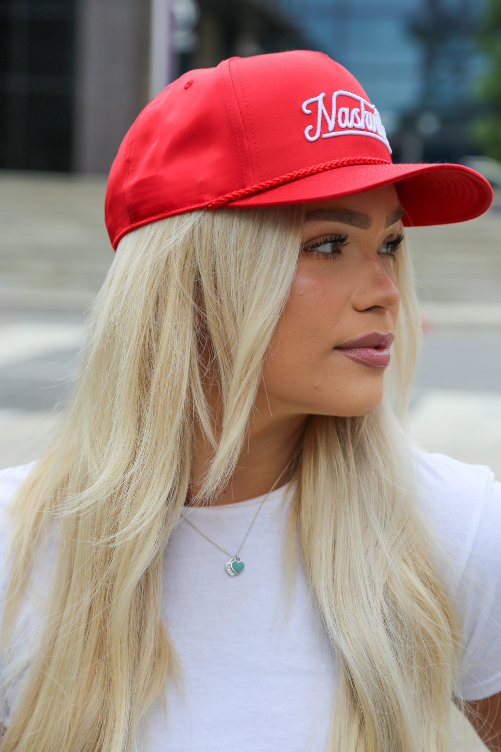 Nashville Satin Snapback [Red]