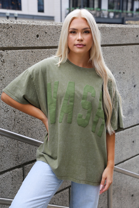 Kacey Oversize Tee [Olive]