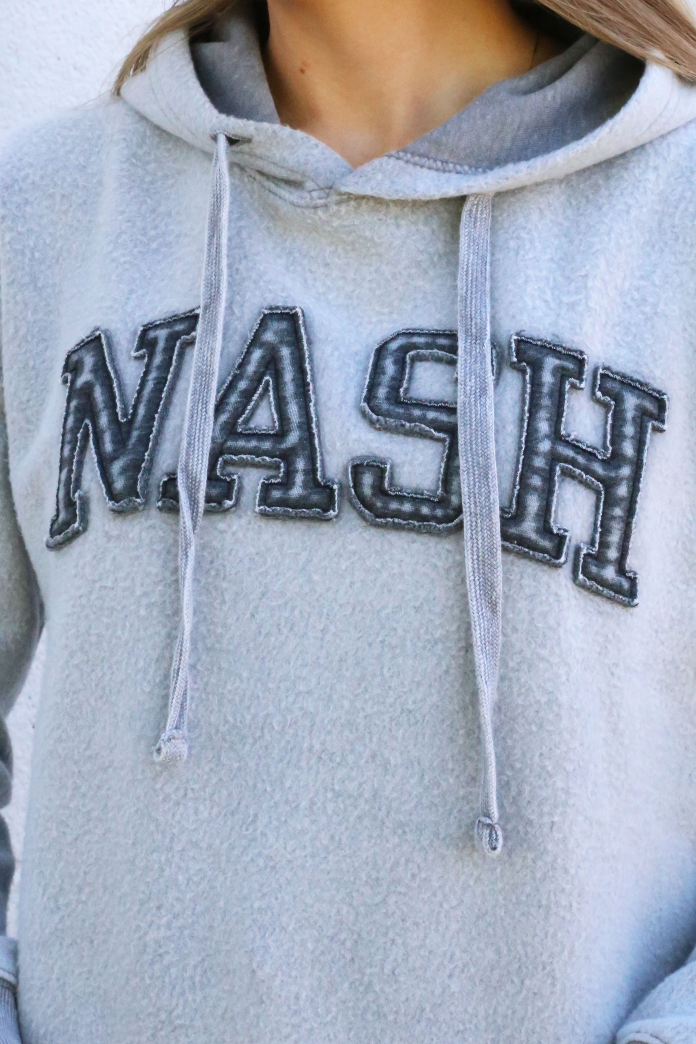 NASH Applique Hoodie [Gray]